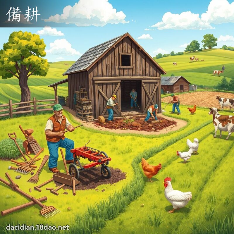 备耕 - 国语大辞典配图