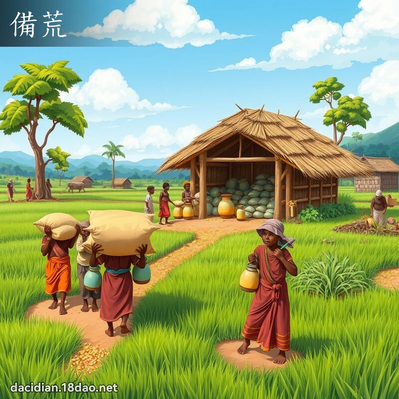 備荒 - 國語大辭典配圖
