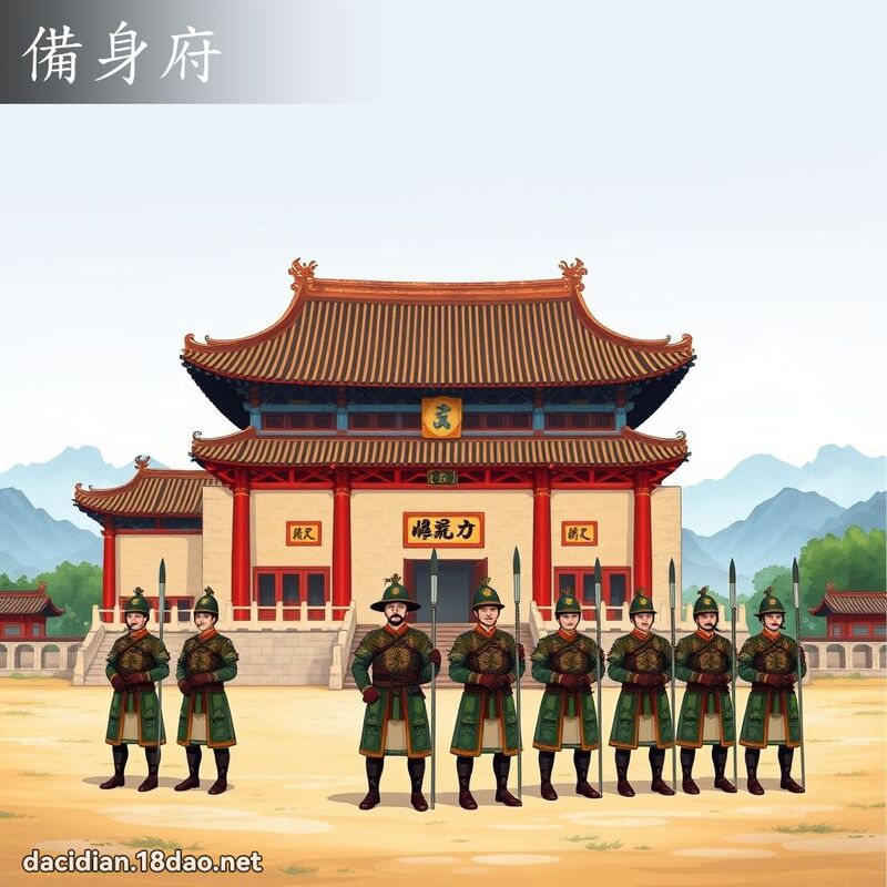 備身府 - 國語大辭典配圖