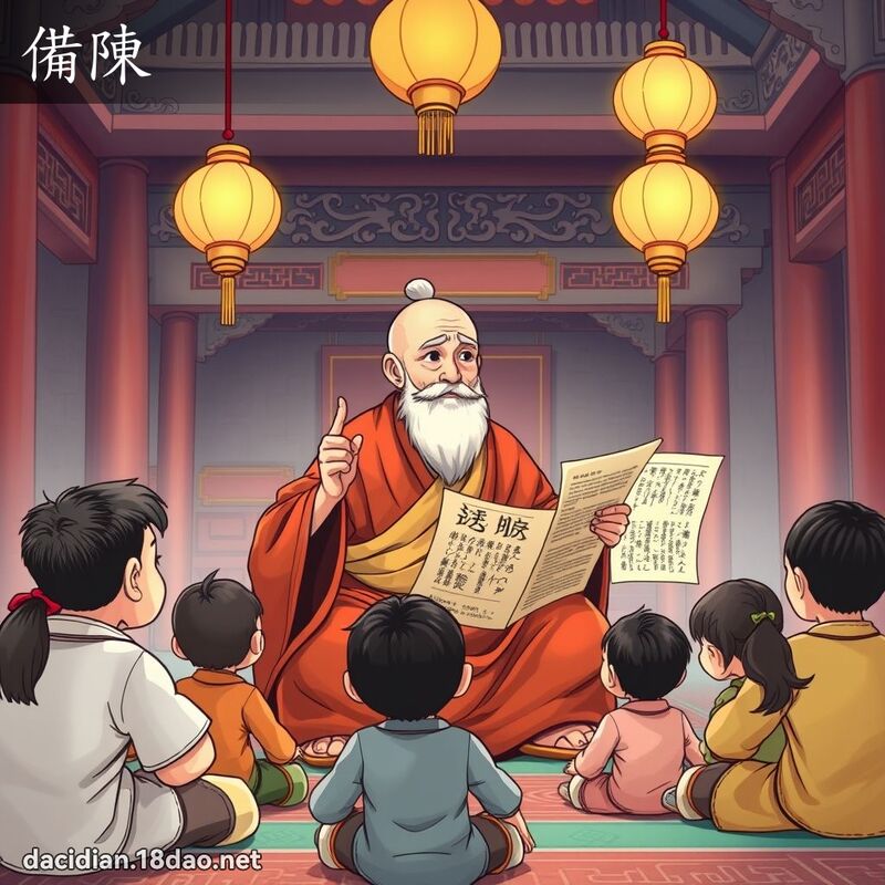 备陈 - 国语大辞典配图