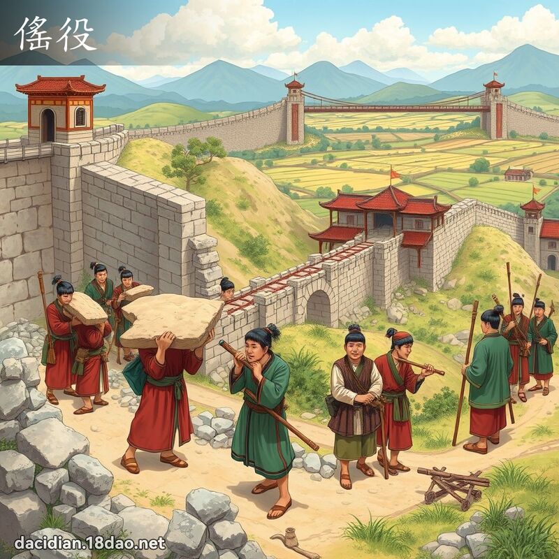 傜役 - 國語大辭典配圖