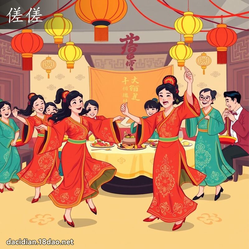 傞傞 - 國語大辭典配圖