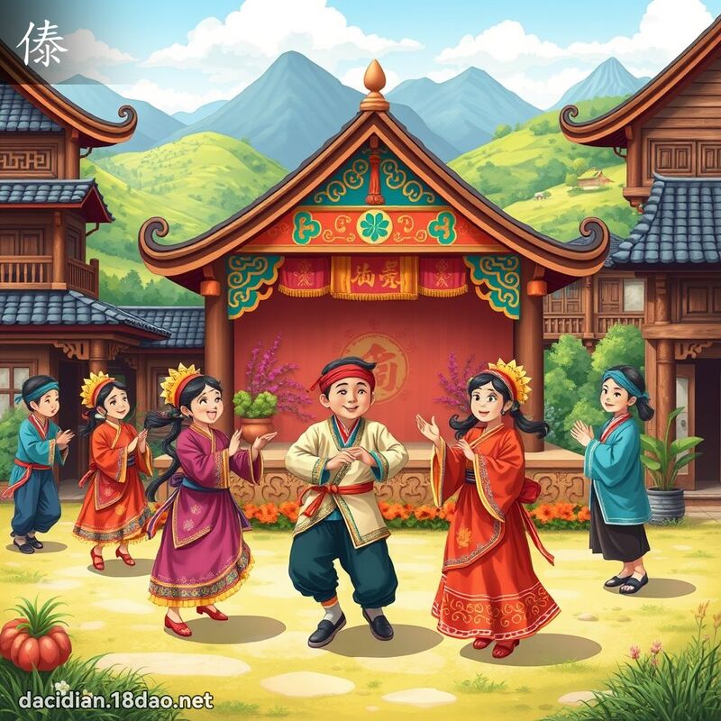 傣 - 国语大辞典配图
