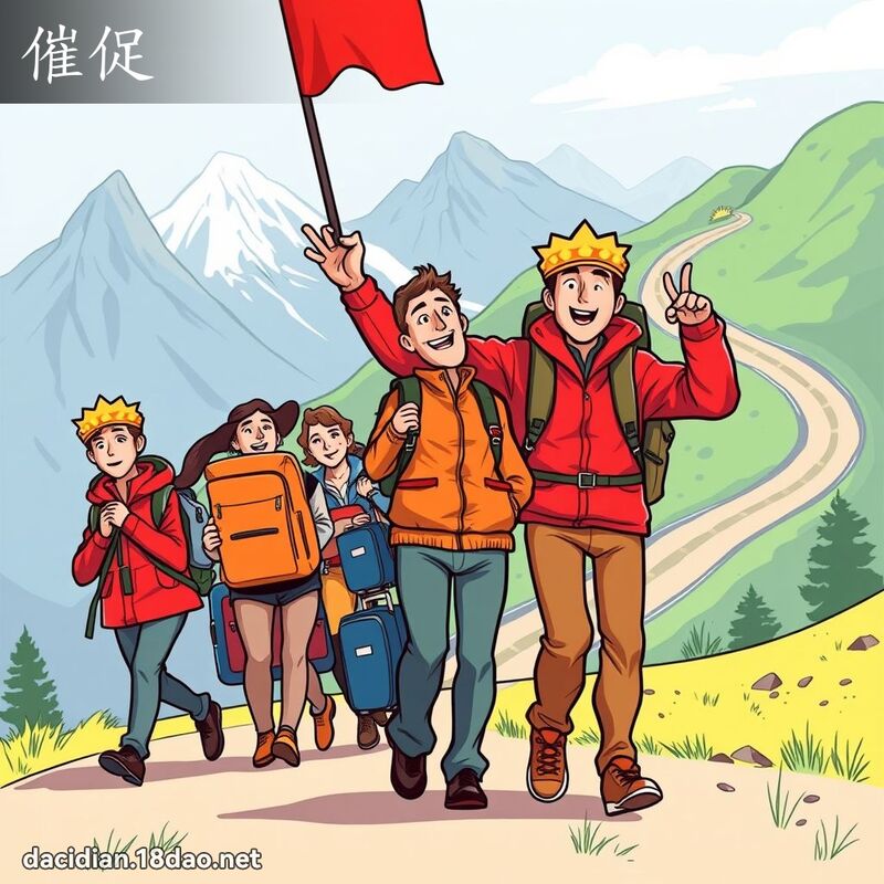 催促 - 國語大辭典配圖