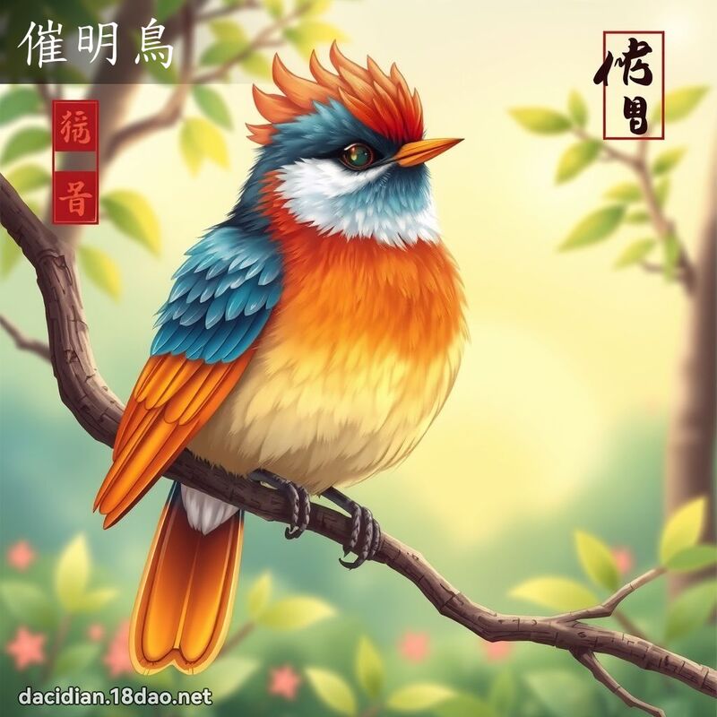 催明鳥 - 國語大辭典配圖