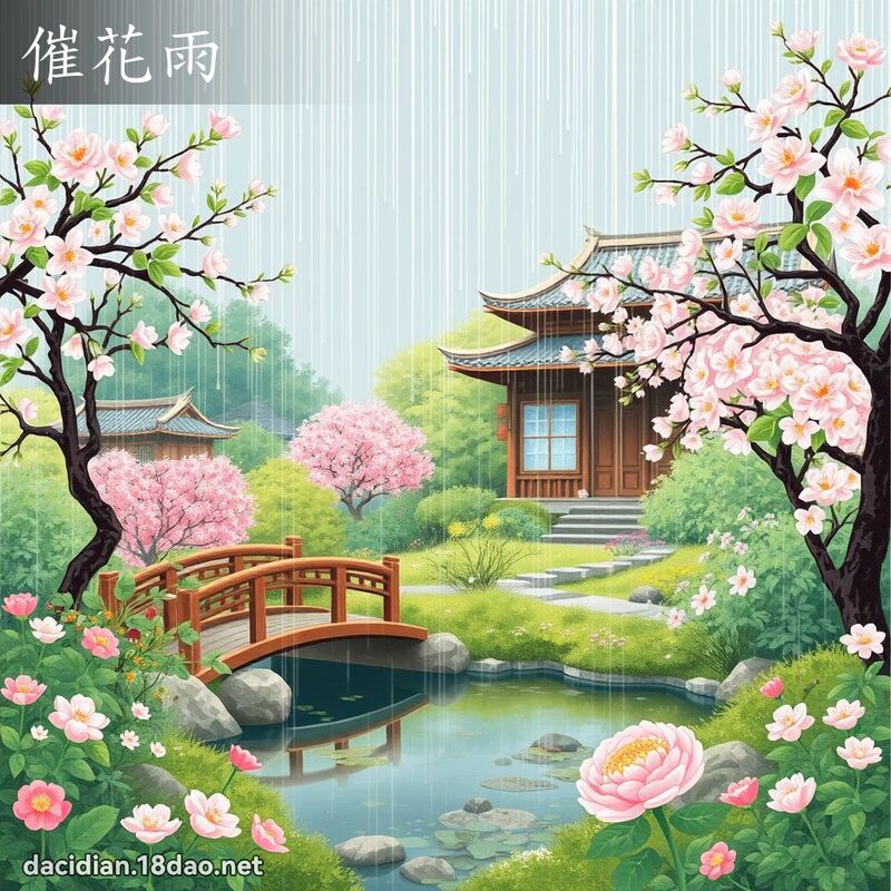 催花雨 - 國語大辭典配圖