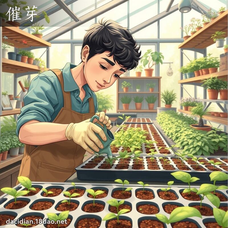 催芽 - 國語大辭典配圖