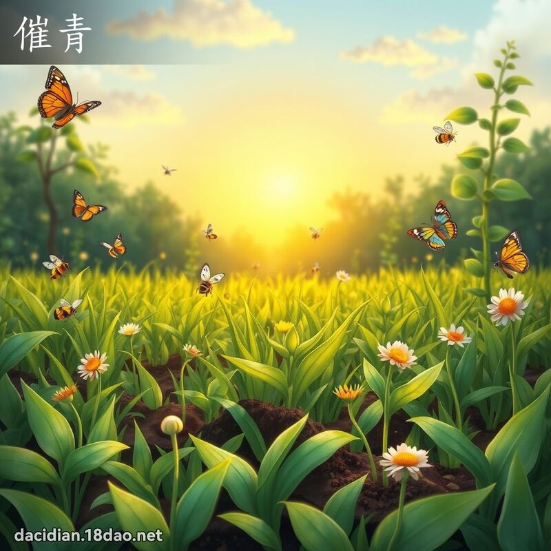 催青 - 國語大辭典配圖
