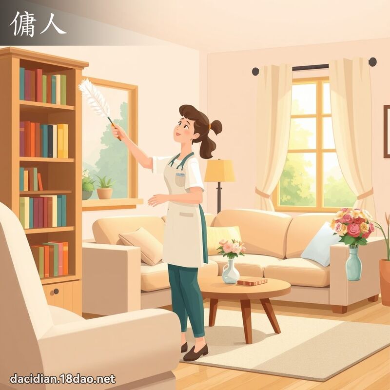 傭人 - 國語大辭典配圖