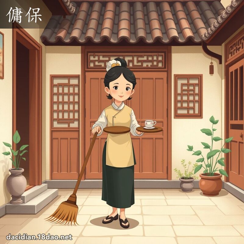 傭保 - 國語大辭典配圖