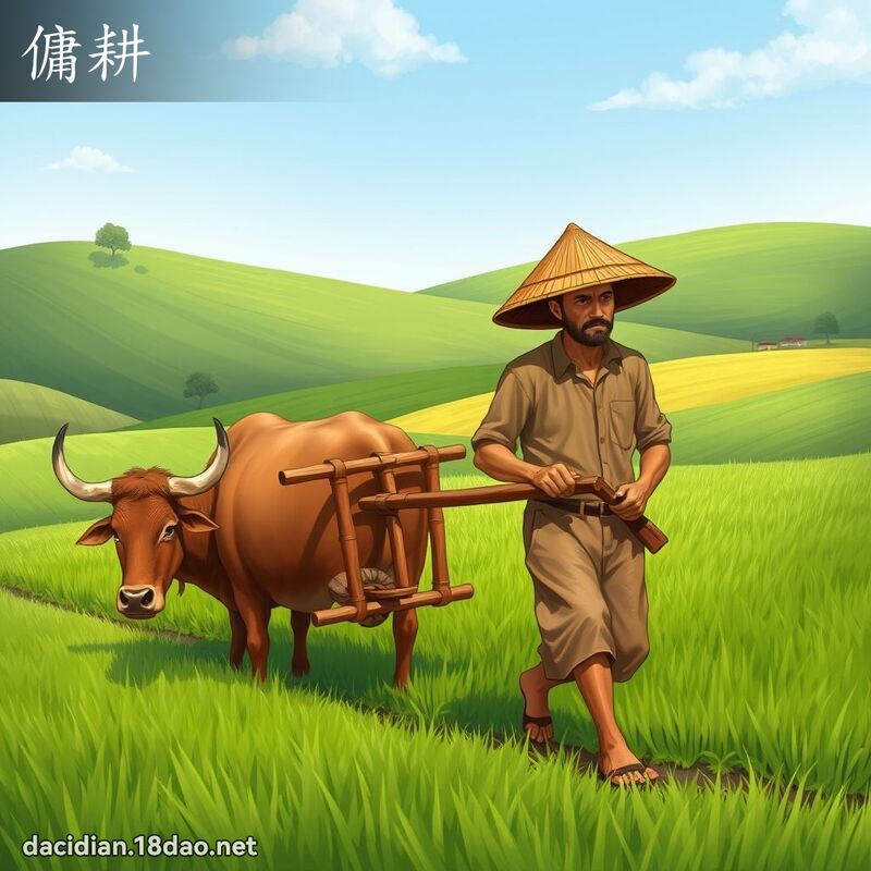 傭耕 - 國語大辭典配圖
