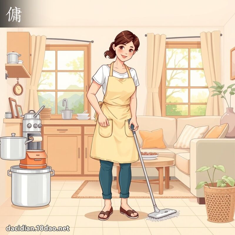 漢字: 傭 (多音字)