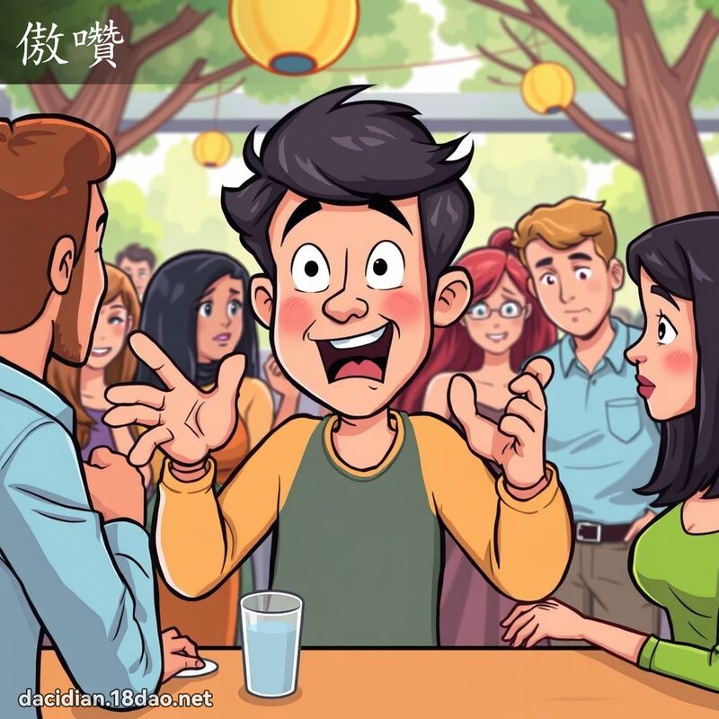 傲囋 - 國語大辭典配圖