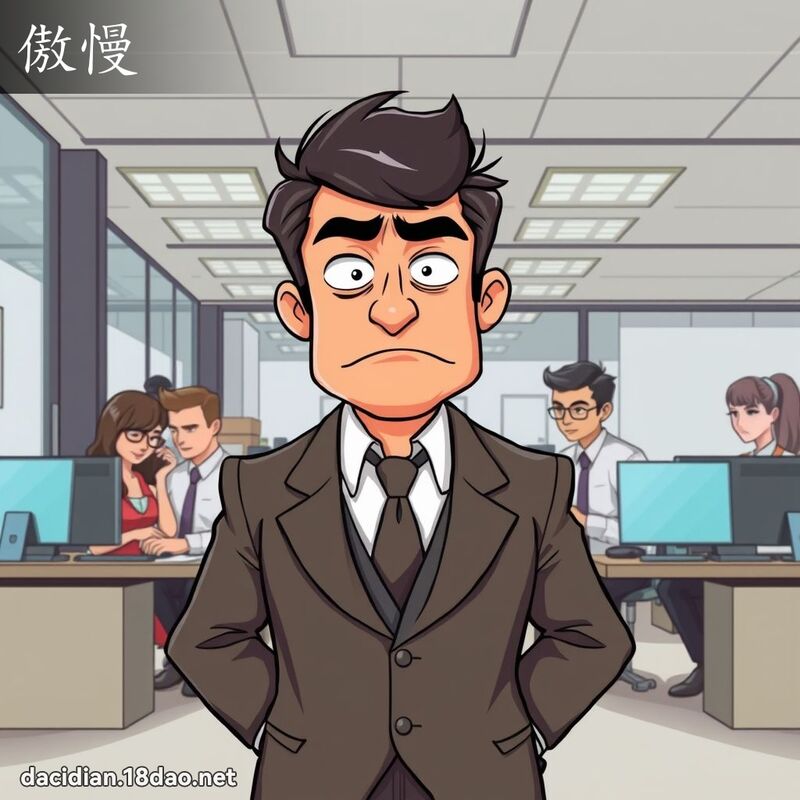 傲慢 - 国语大辞典配图