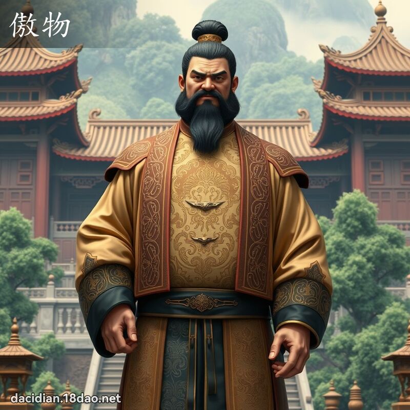 傲物 - 國語大辭典配圖