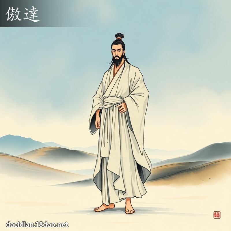 傲達 - 國語大辭典配圖