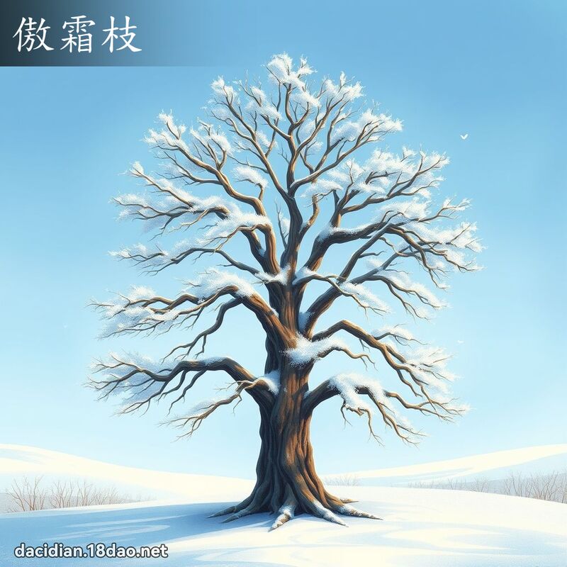 傲霜枝 - 國語大辭典配圖