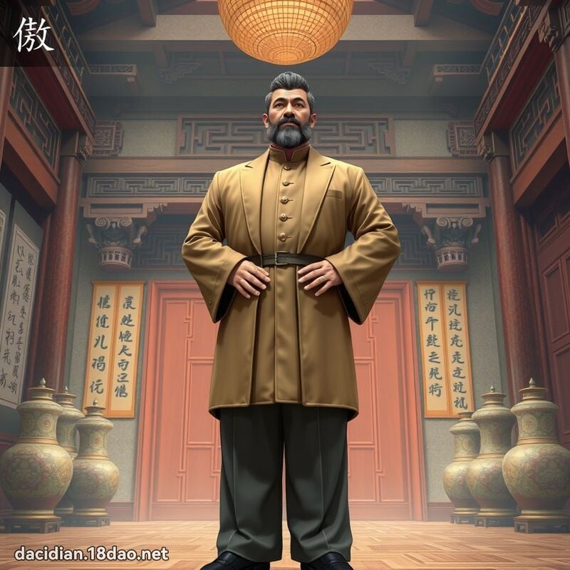 傲 - 國語大辭典配圖