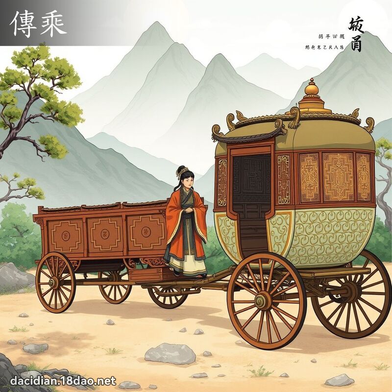 词语: 传乘 (多意词)