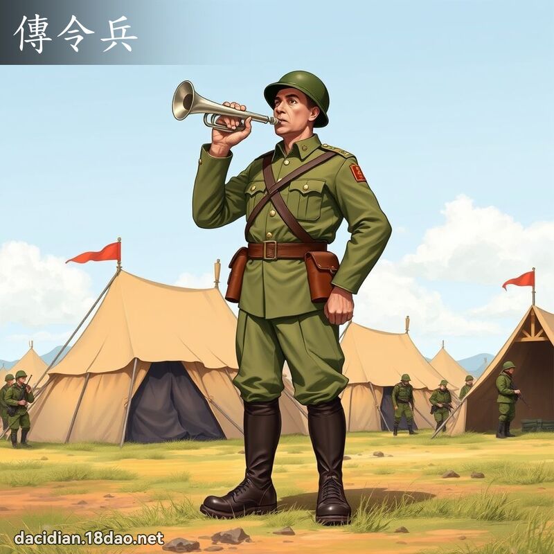 傳令兵 - 國語大辭典配圖
