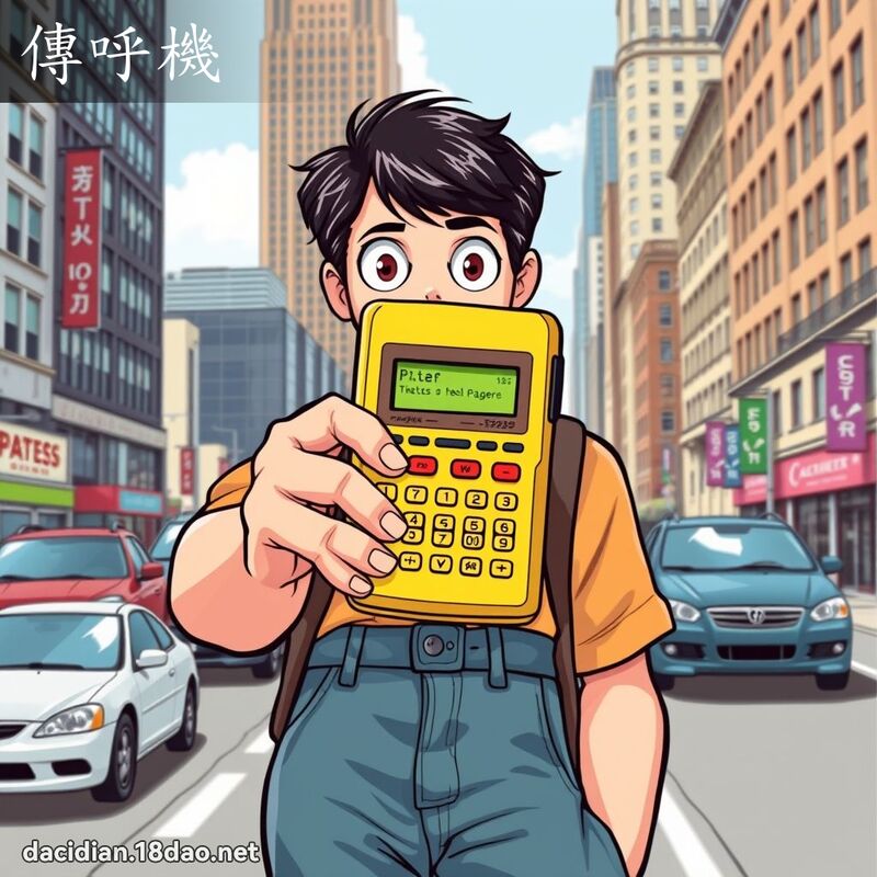傳呼機 - 國語大辭典配圖