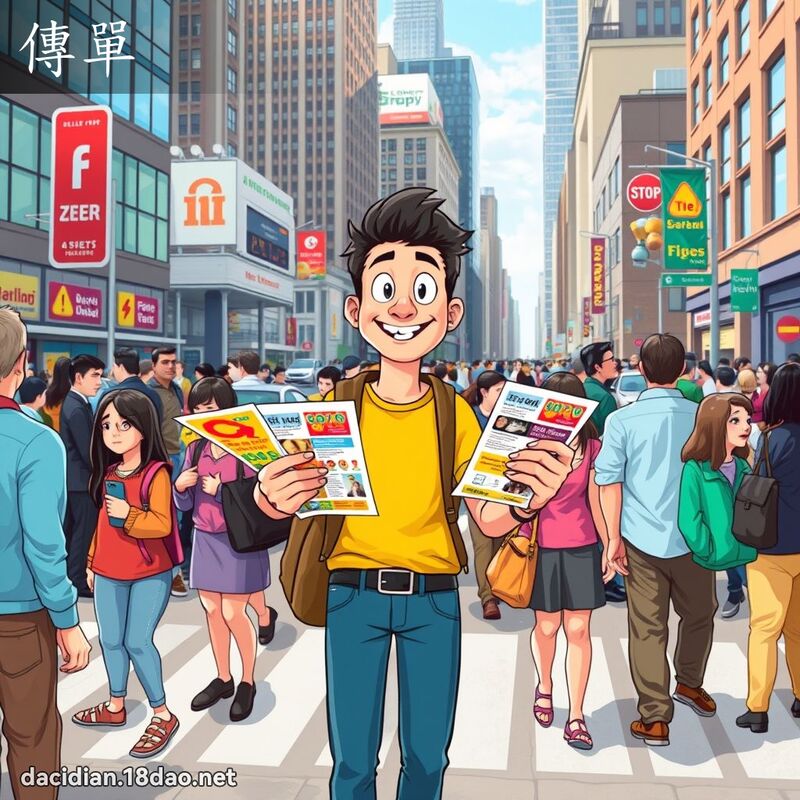 传单 - 国语大辞典配图