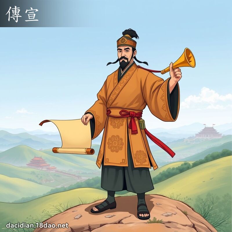 传宣 - 国语大辞典配图