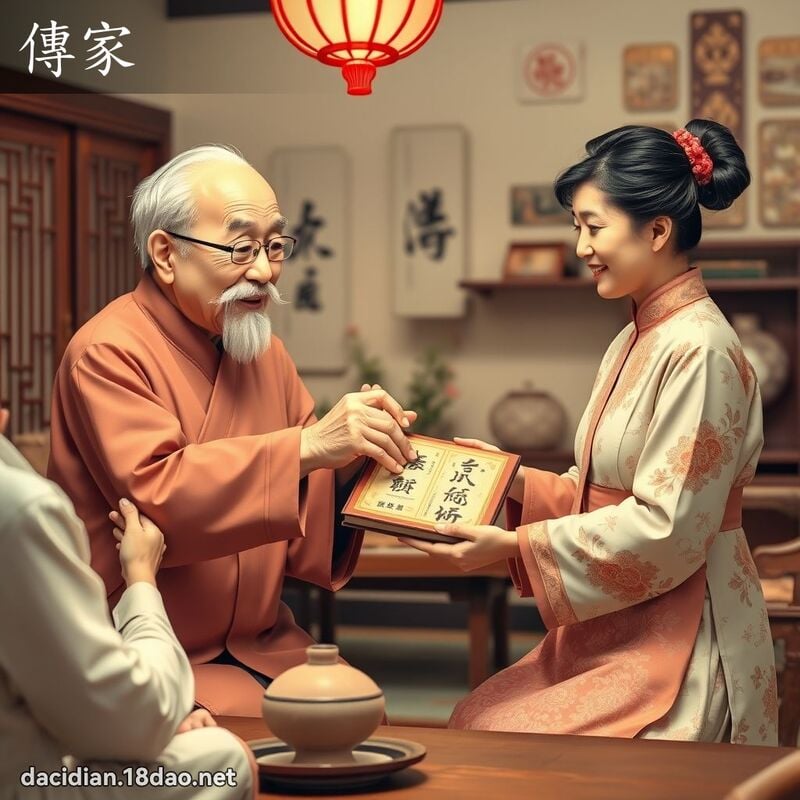 傳家 - 國語大辭典配圖