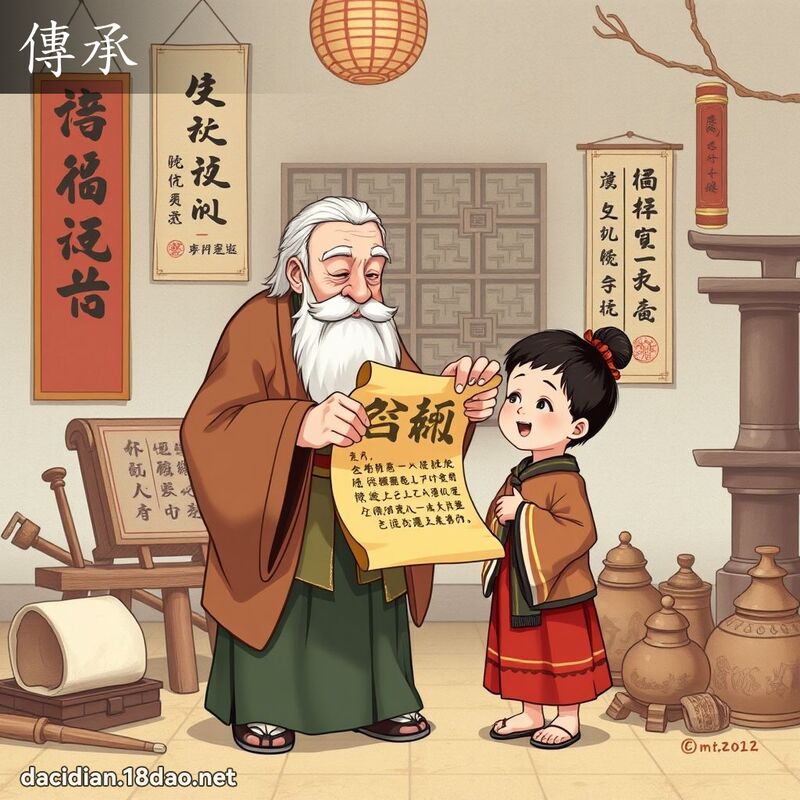 傳承 - 國語大辭典配圖