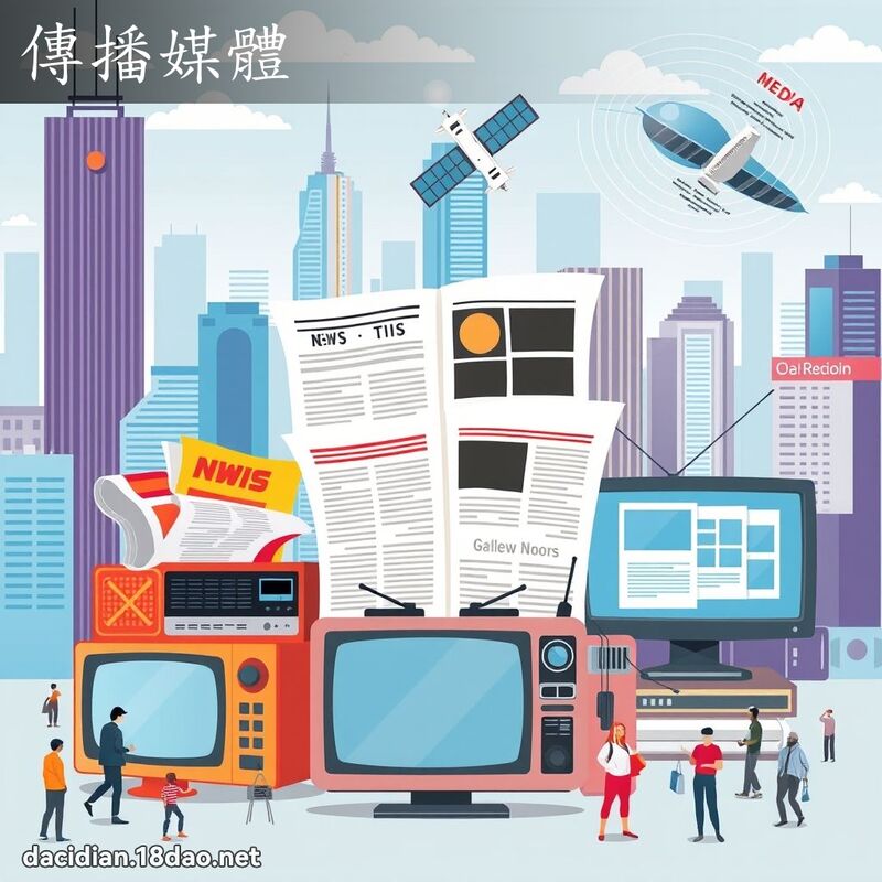传播媒体 - 国语大辞典配图