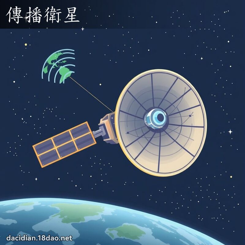 传播卫星 - 国语大辞典配图