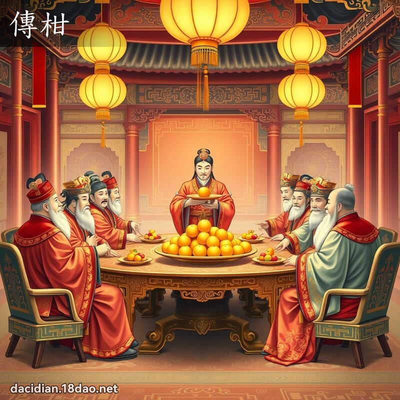 傳柑 - 國語大辭典配圖