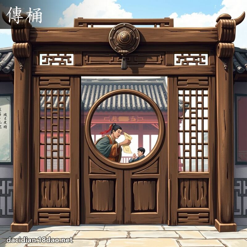 傳桶 - 國語大辭典配圖