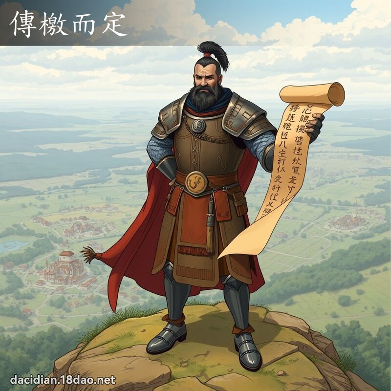 傳檄而定 - 國語大辭典配圖