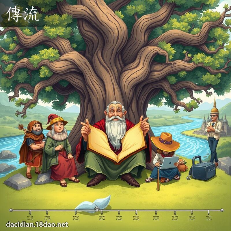 传流 - 国语大辞典配图