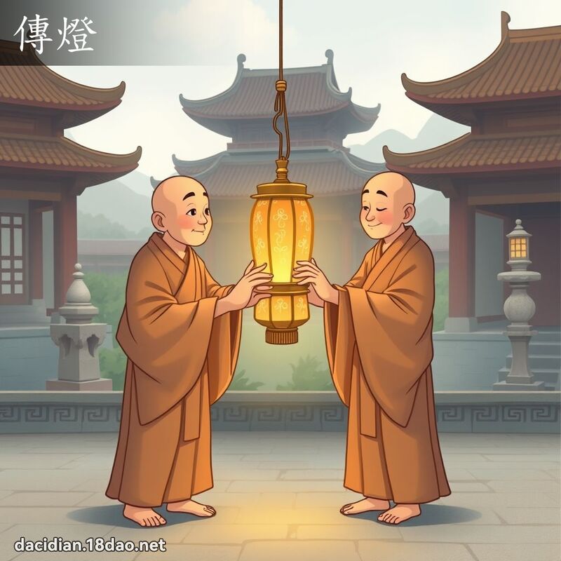 传灯 - 国语大辞典配图