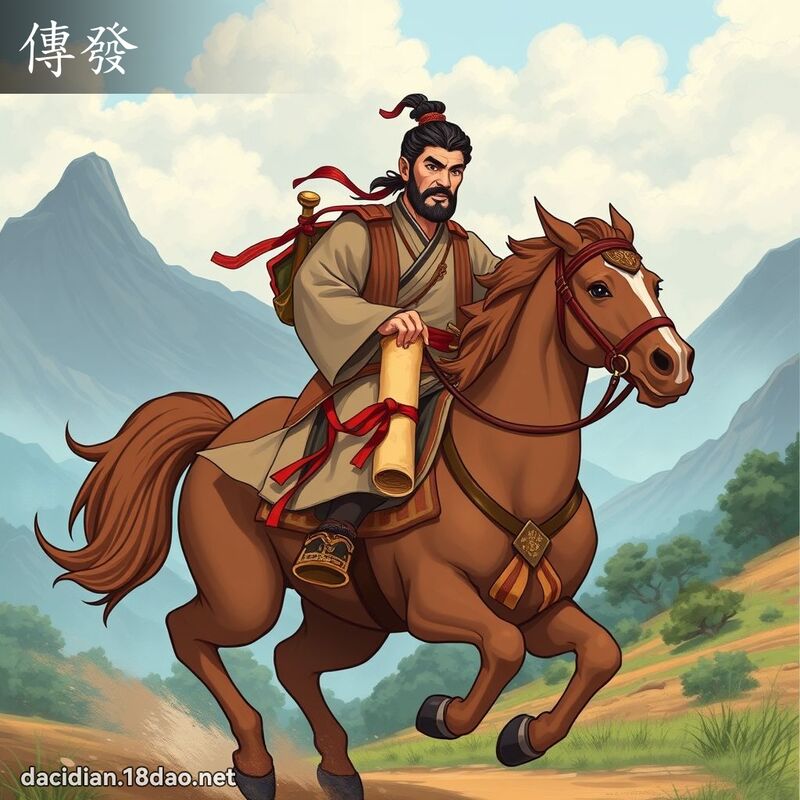 傳發 - 國語大辭典配圖