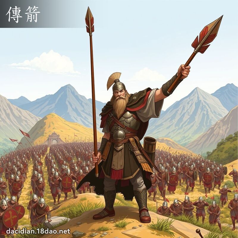 传箭 - 国语大辞典配图