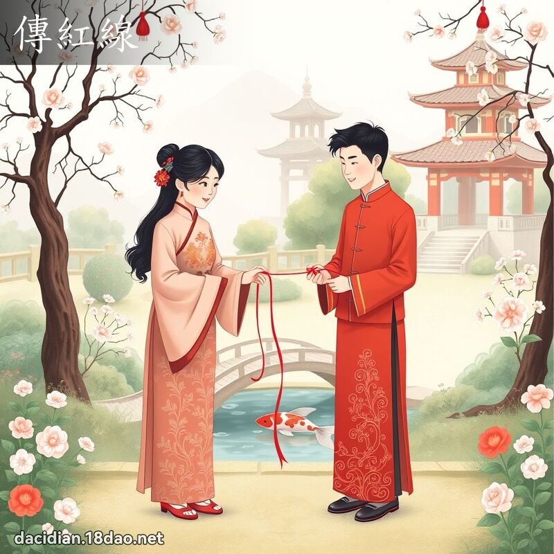 传红线 - 国语大辞典配图