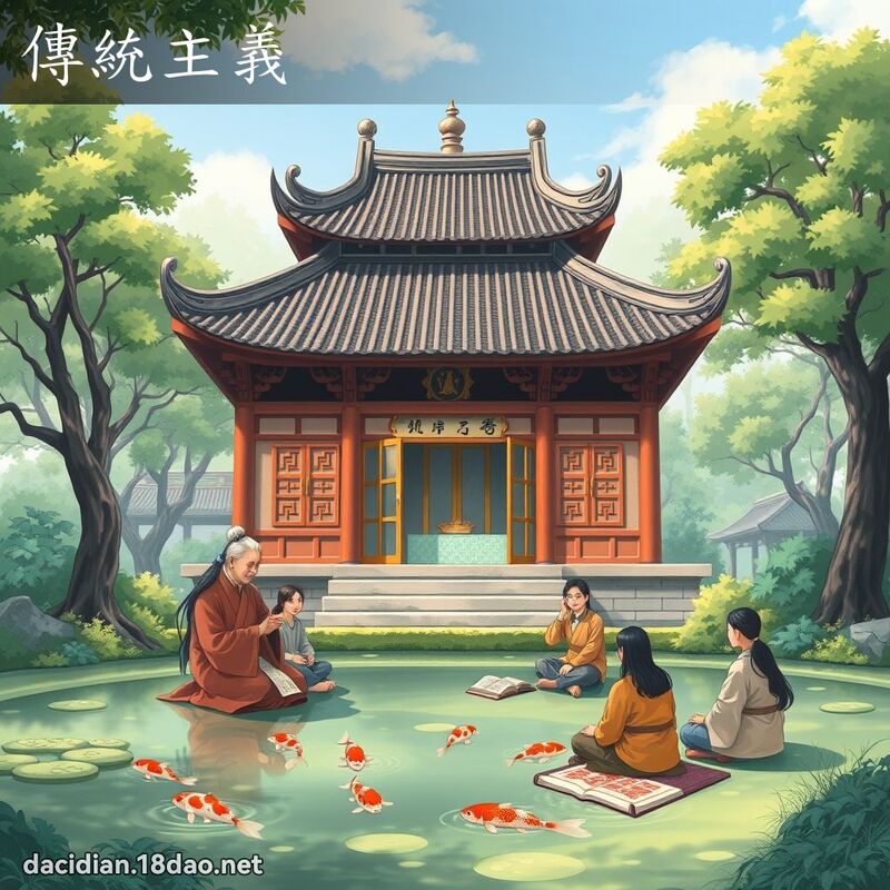 传统主义 - 国语大辞典配图