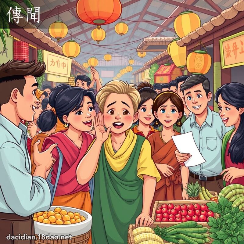 传闻 - 国语大辞典配图