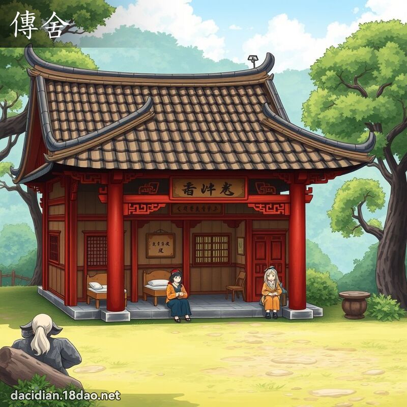 傳舍 - 國語大辭典配圖
