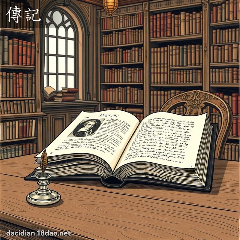 传记 - 国语大辞典配图