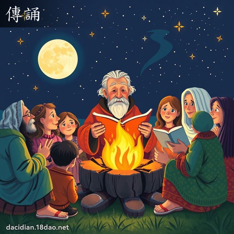 传诵 - 国语大辞典配图