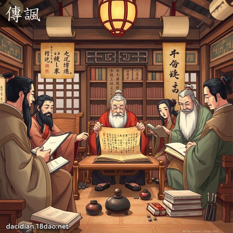 传讽 - 国语大辞典配图