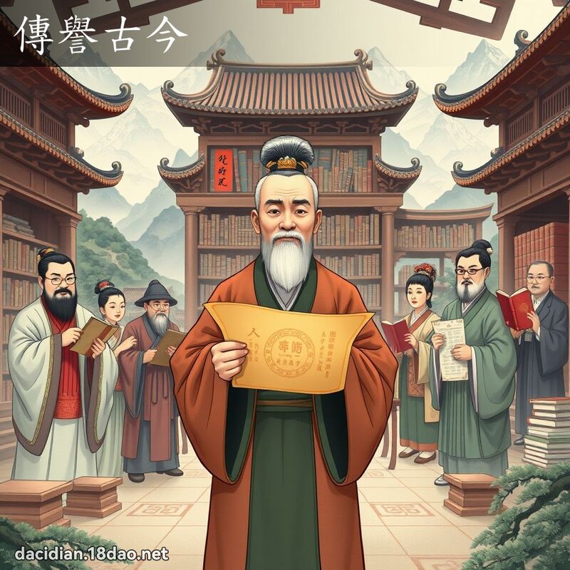 传誉古今 - 国语大辞典配图