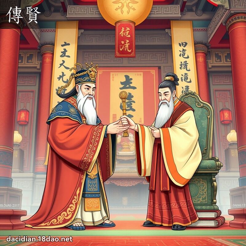 传贤 - 国语大辞典配图