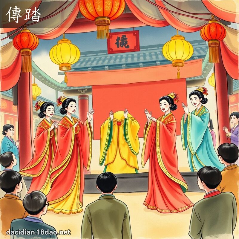 传踏 - 国语大辞典配图