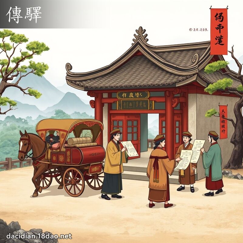 传驛 - 国语大辞典配图