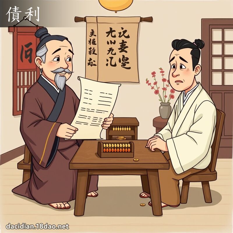 债利 - 国语大辞典配图